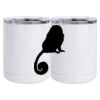 10 oz. White Stainless Steel Short Tumbler Thumbnail