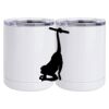 10 oz. White Stainless Steel Short Tumbler Thumbnail