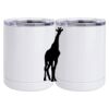 10 oz. White Stainless Steel Short Tumbler Thumbnail