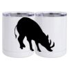 10 oz. White Stainless Steel Short Tumbler Thumbnail