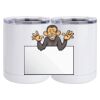 10 oz. White Stainless Steel Short Tumbler Thumbnail