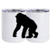 10 oz. White Stainless Steel Short Tumbler Thumbnail