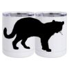 10 oz. White Stainless Steel Short Tumbler Thumbnail