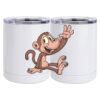 10 oz. White Stainless Steel Short Tumbler Thumbnail
