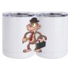 10 oz. White Stainless Steel Short Tumbler Thumbnail