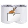 10 oz. White Stainless Steel Short Tumbler Thumbnail