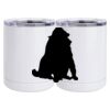 10 oz. White Stainless Steel Short Tumbler Thumbnail