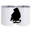 10 oz. White Stainless Steel Short Tumbler Thumbnail