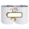 10 oz. White Stainless Steel Short Tumbler Thumbnail