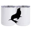 10 oz. White Stainless Steel Short Tumbler Thumbnail