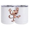 10 oz. White Stainless Steel Short Tumbler Thumbnail