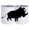 10 oz. White Stainless Steel Short Tumbler Thumbnail