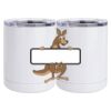 10 oz. White Stainless Steel Short Tumbler Thumbnail