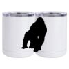 10 oz. White Stainless Steel Short Tumbler Thumbnail