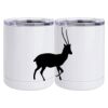10 oz. White Stainless Steel Short Tumbler Thumbnail