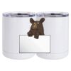 10 oz. White Stainless Steel Short Tumbler Thumbnail