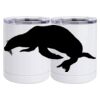 10 oz. White Stainless Steel Short Tumbler Thumbnail