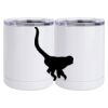 10 oz. White Stainless Steel Short Tumbler Thumbnail