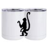10 oz. White Stainless Steel Short Tumbler Thumbnail