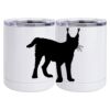 10 oz. White Stainless Steel Short Tumbler Thumbnail