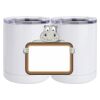 10 oz. White Stainless Steel Short Tumbler Thumbnail