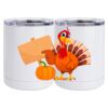 10 oz. White Stainless Steel Short Tumbler Thumbnail