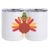 10 oz. White Stainless Steel Short Tumbler Thumbnail