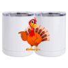 10 oz. White Stainless Steel Short Tumbler Thumbnail