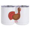 10 oz. White Stainless Steel Short Tumbler Thumbnail