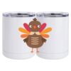 10 oz. White Stainless Steel Short Tumbler Thumbnail