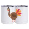 10 oz. White Stainless Steel Short Tumbler Thumbnail