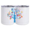 10 oz. White Stainless Steel Short Tumbler Thumbnail