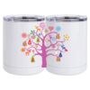 10 oz. White Stainless Steel Short Tumbler Thumbnail