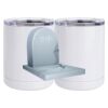 10 oz. White Stainless Steel Short Tumbler Thumbnail