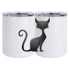 10 oz. White Stainless Steel Short Tumbler Thumbnail