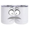 10 oz. White Stainless Steel Short Tumbler Thumbnail