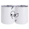 10 oz. White Stainless Steel Short Tumbler Thumbnail