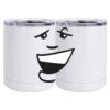 10 oz. White Stainless Steel Short Tumbler Thumbnail