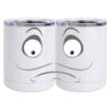 10 oz. White Stainless Steel Short Tumbler Thumbnail