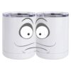 10 oz. White Stainless Steel Short Tumbler Thumbnail
