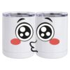 10 oz. White Stainless Steel Short Tumbler Thumbnail