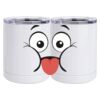 10 oz. White Stainless Steel Short Tumbler Thumbnail