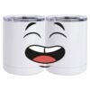 10 oz. White Stainless Steel Short Tumbler Thumbnail
