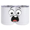 10 oz. White Stainless Steel Short Tumbler Thumbnail