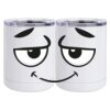 10 oz. White Stainless Steel Short Tumbler Thumbnail
