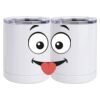 10 oz. White Stainless Steel Short Tumbler Thumbnail