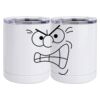 10 oz. White Stainless Steel Short Tumbler Thumbnail