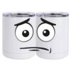 10 oz. White Stainless Steel Short Tumbler Thumbnail
