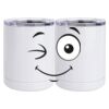 10 oz. White Stainless Steel Short Tumbler Thumbnail