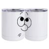10 oz. White Stainless Steel Short Tumbler Thumbnail